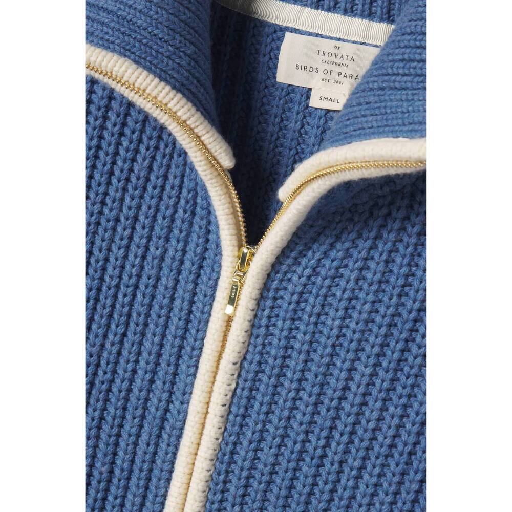 NEW TROVATA zita cardigan in blue - Picture 3 of 5